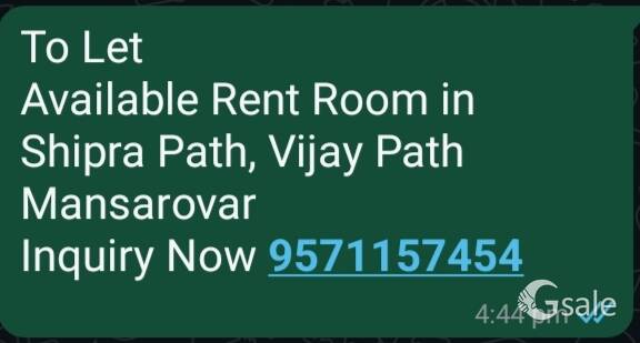 To Let House and rooms