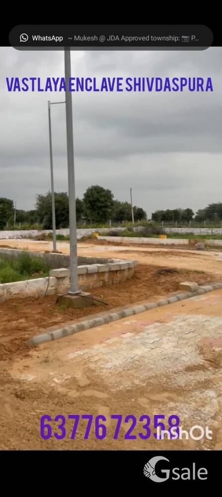 urgent sale Jaipur prime location Tonk road per shivdaspura phatak ke pass JDA and Rera aprud plots 