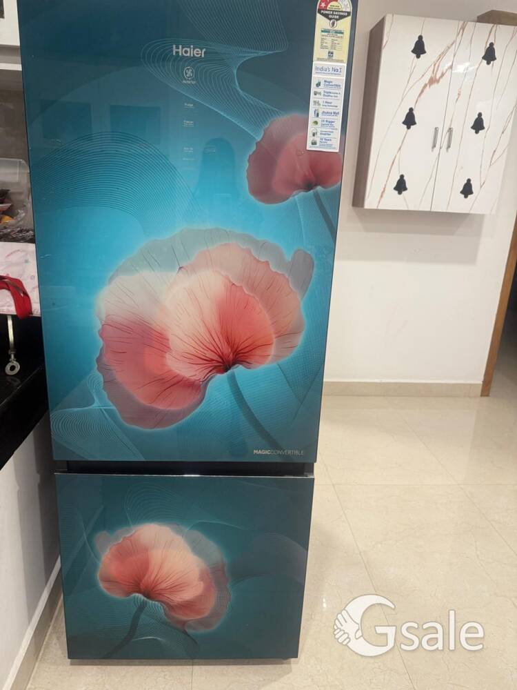 Haier 346L Double Door Magic Convertible Fridge Bottom Mounted Double Door Refrigerator : Excellen