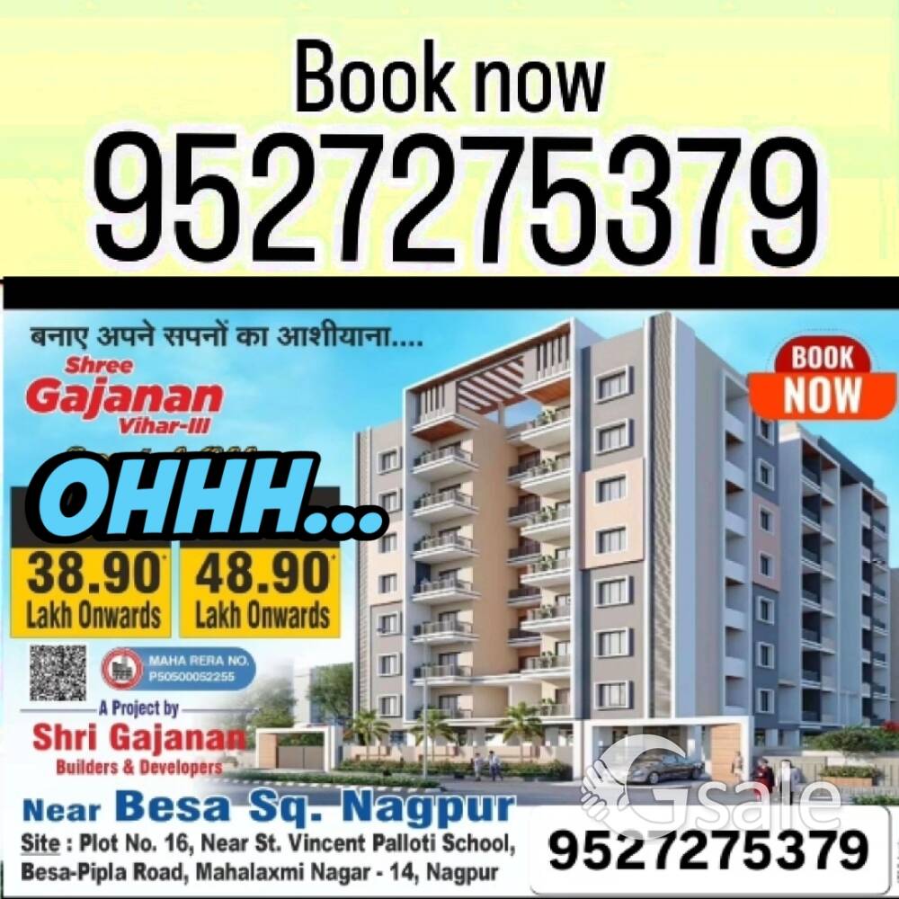 besa zudio mall opposite ready to move 2 bhk terrace flats available 