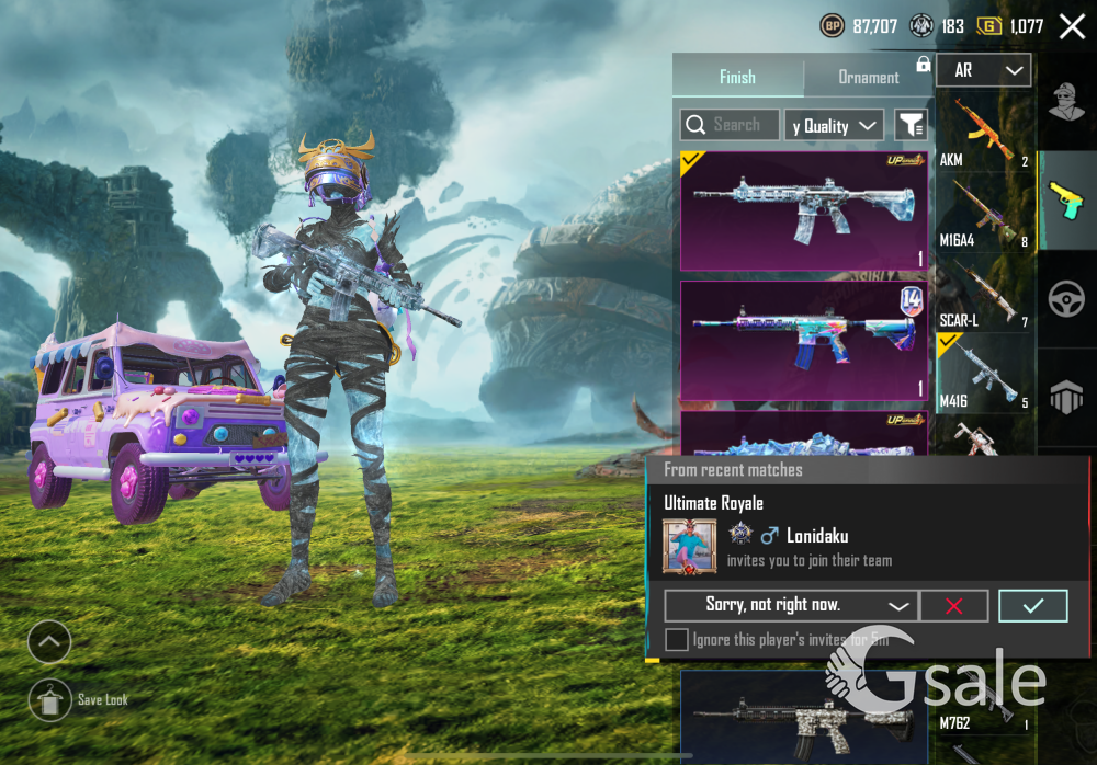 BGMI Account for Sale
