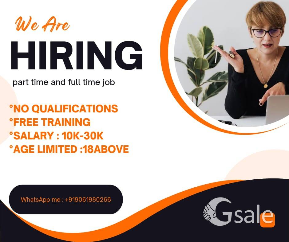 There is an urgent Job Vaccancy 