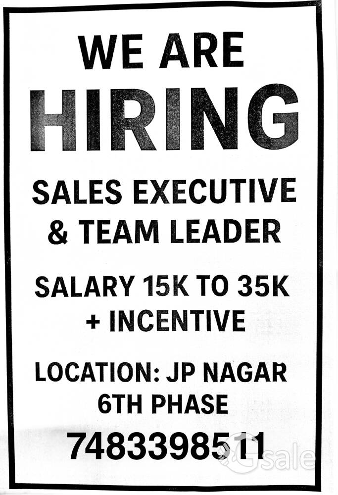 JOB VACANCY FOR BUSINESS DEVELOPMENT EXECUTIVE 