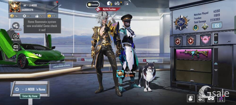 Bgmi Id  bgmi id sell , battlegrounds Mobile India Account For Sell Pharaoh and GlacierPubg Account 