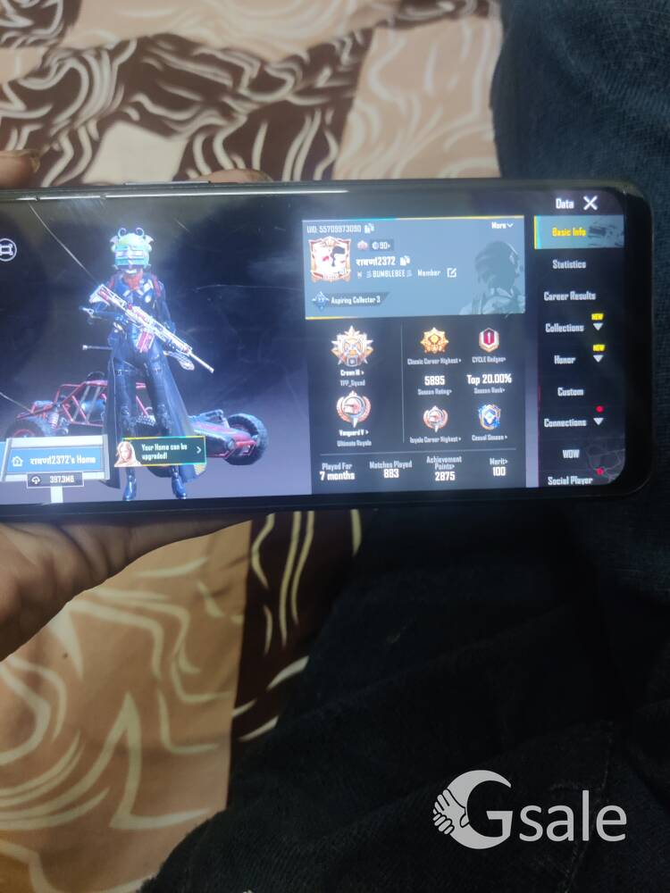Bgmi account sale 55709973090