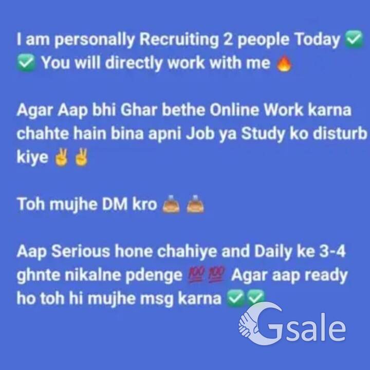 work from home for all person