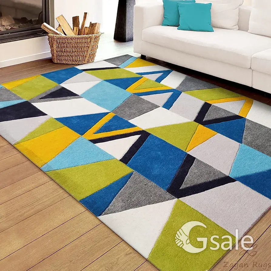 Hand tufted carprt