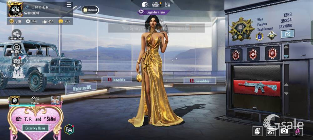 BGMI ID 82 LEVEL 66 COLLECTION LEVEL