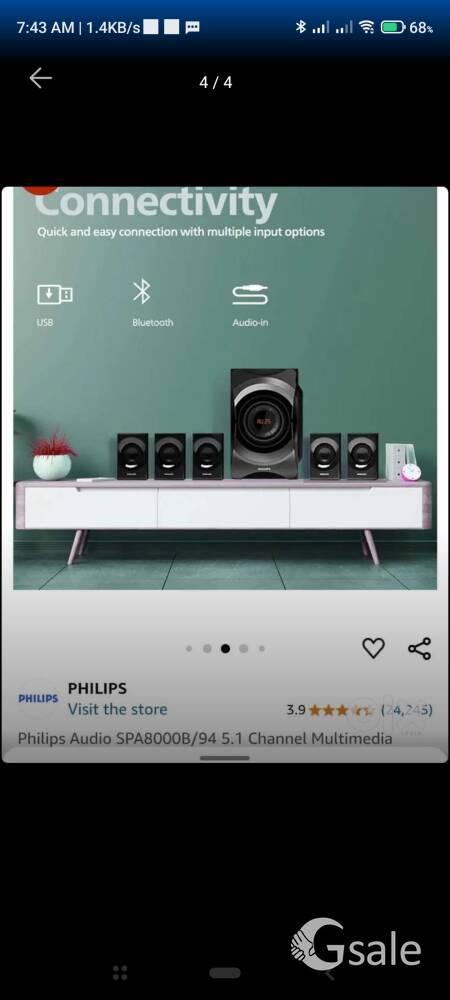 Philips home theatre 