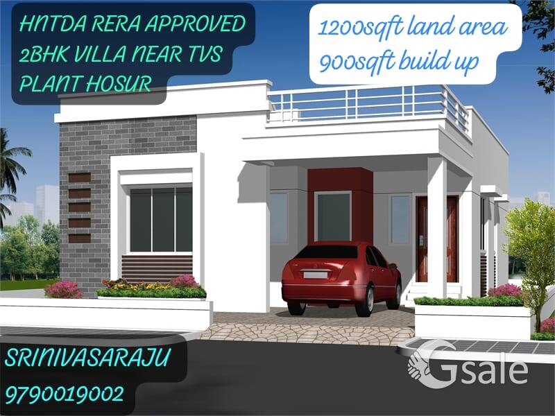 2BHK VILLA NEAR TVS PLANT HOSUR 
