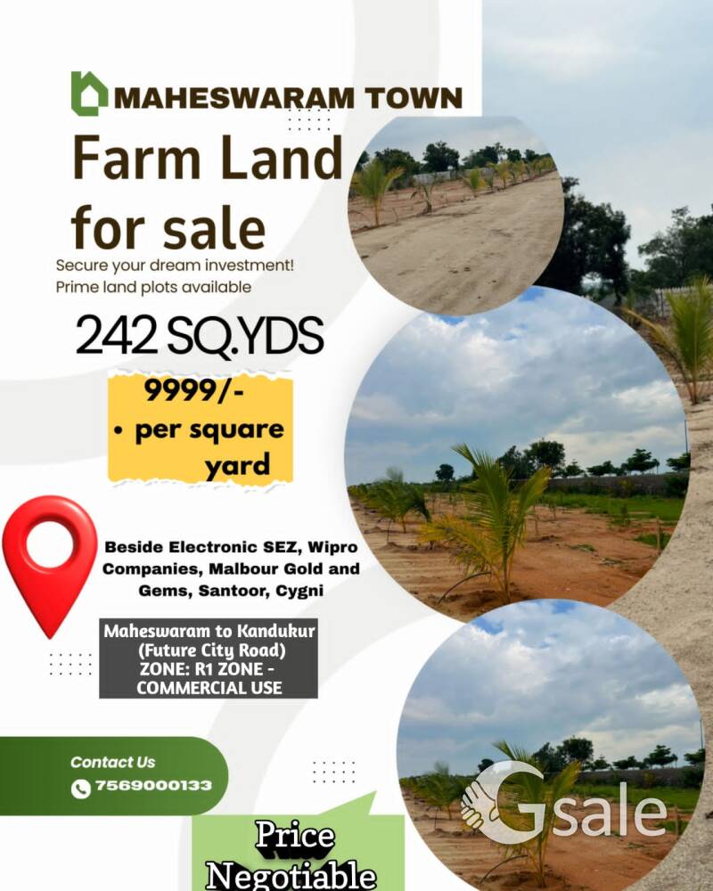 maheshwaram town  farm land
