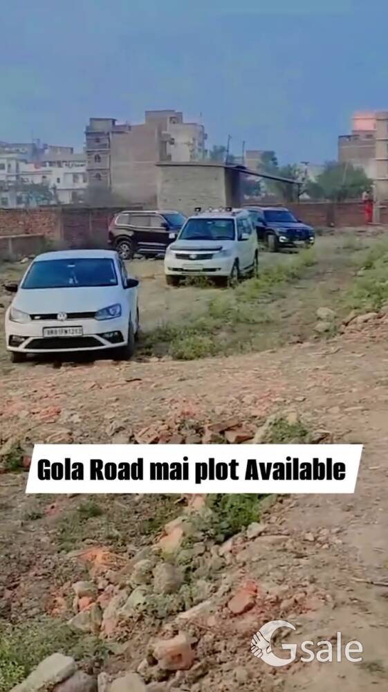 plot available in Gola road 