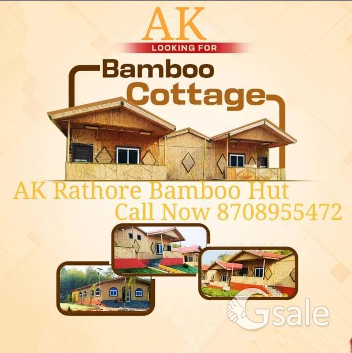 AK Rathor bamboo huts And chik makar 