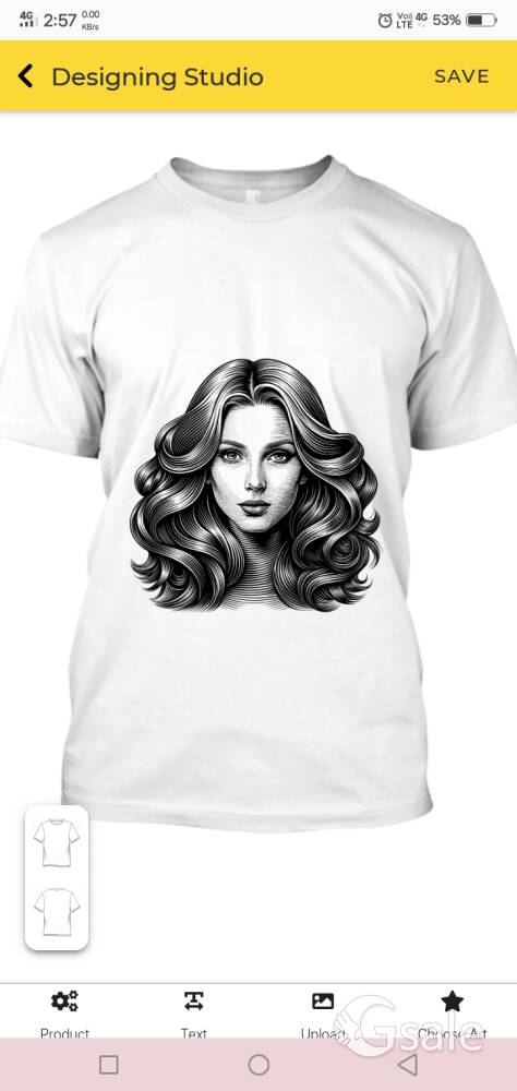 half sleeve women T-shirt 