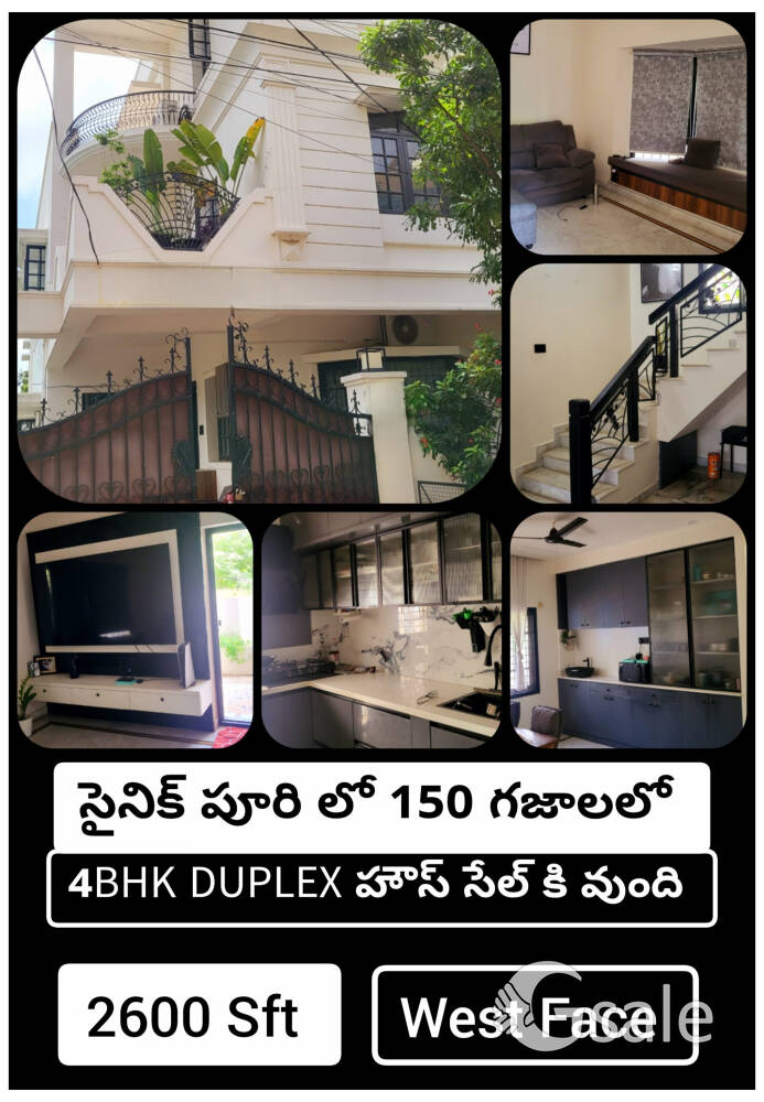 triple x villa for sale in Sainikpuri 