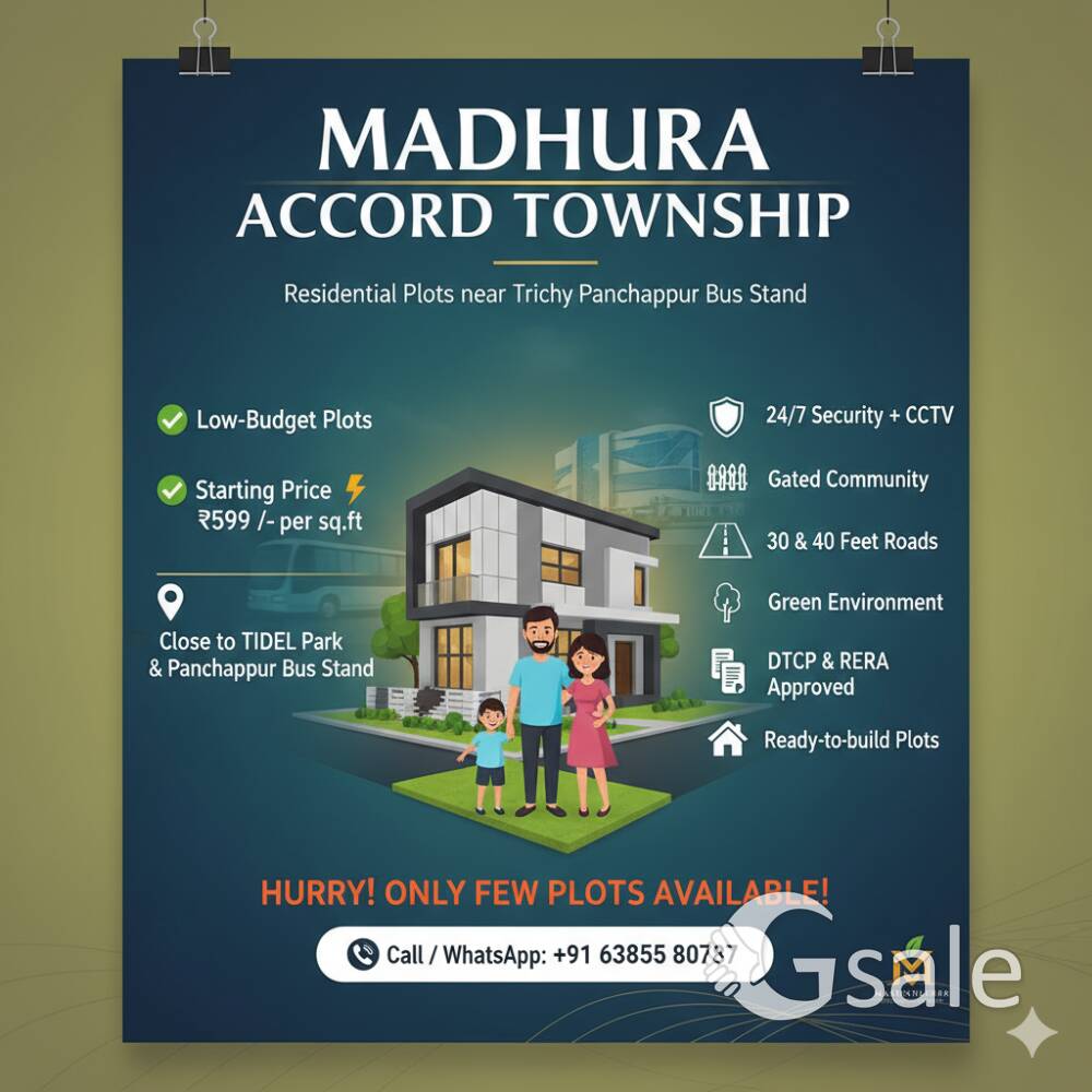 Accord township/low budget gated community plots 