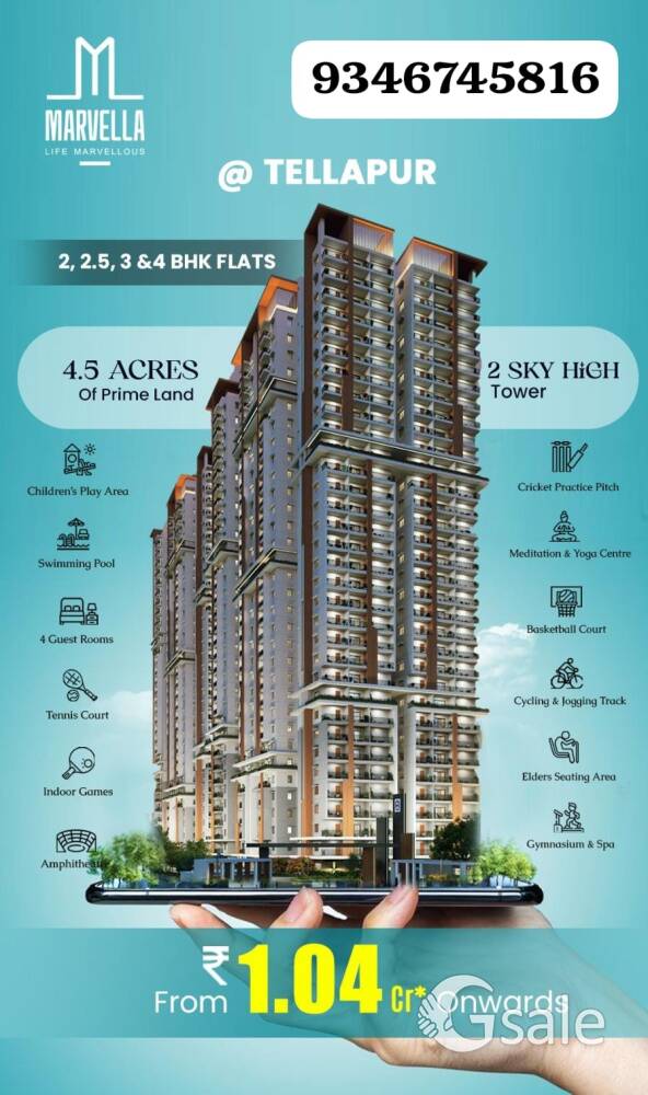 Marvella by Bricks Infratech - 2,3 & 4 BHK Flats in Tellapur