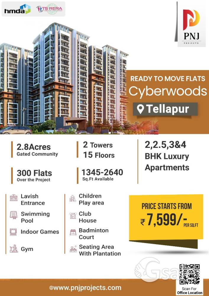 2 Bhk Flats For Sale In Tellapur, 2 Bhk In Tellapur, 2bhk Flats For Sale In Tellapur, 2 Bhk Flats 