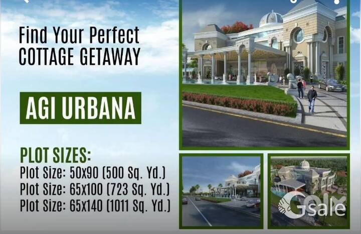 Plots available for sale in AGI URBANA in all varients.Rate 47000 per gaj