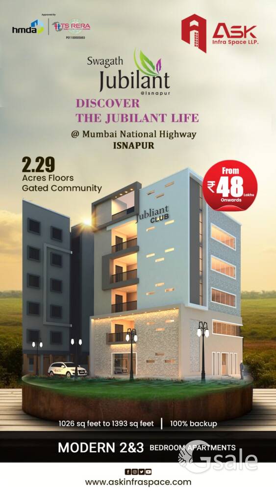 Apartments / Flats for Sale in Isnapur, Patancheru