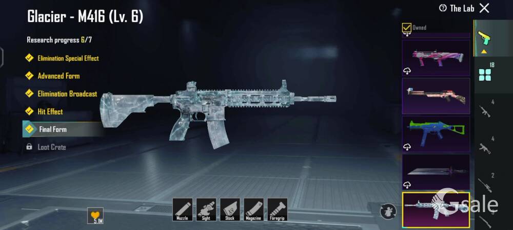 BGMI ACCOUNT LEVEL 80- M416 GLACIER 