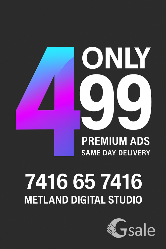 499 special offer 7ads only 