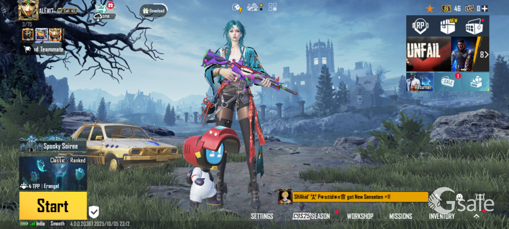 Bgmi account 