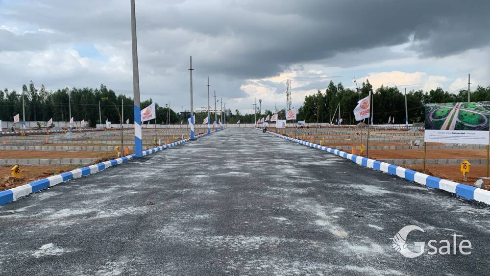 chandapura Anekal main road attached property 