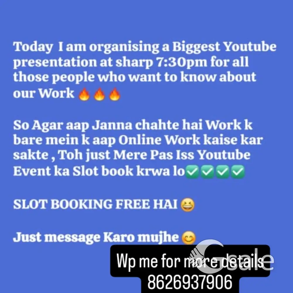 work From Home part time work
