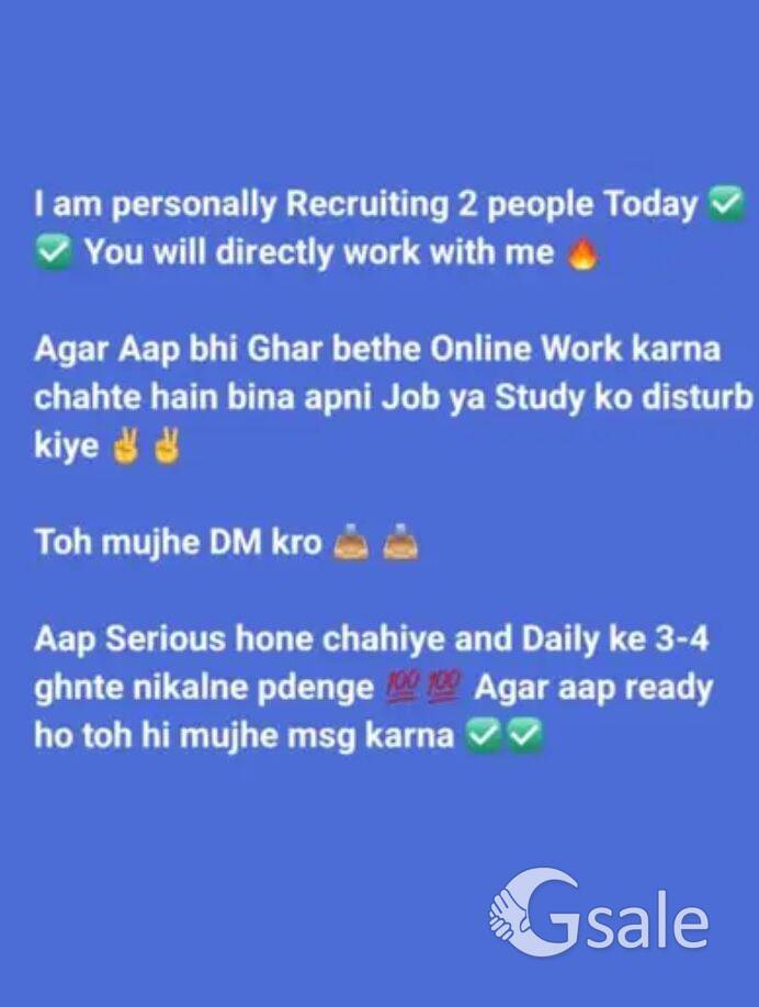 work From Home Opportunity!