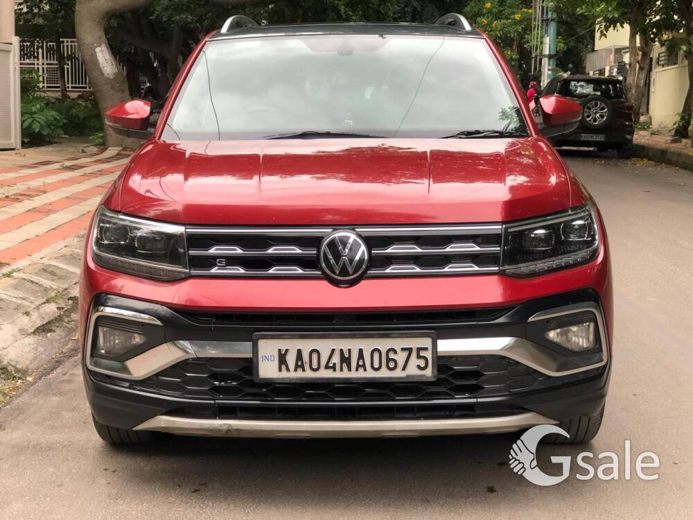CAR: 2022 VOLKSWAGEN TAIGUN GT PLUS 1.5 TSI AT PETROL  WITH SUNROOF 