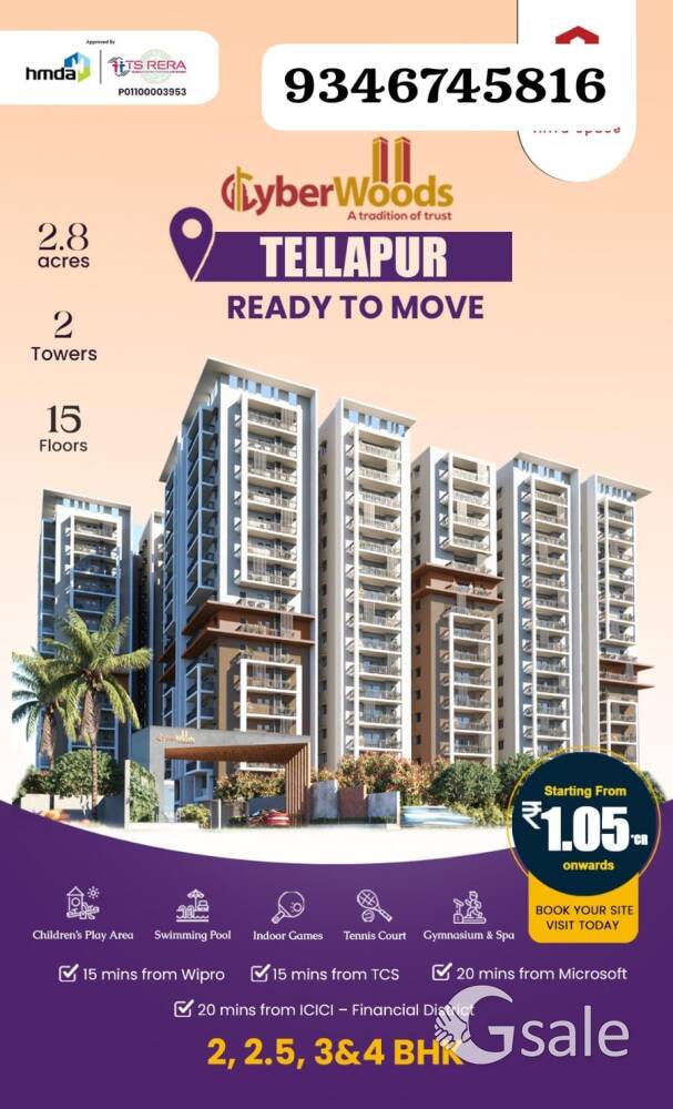 3 Bhk Flats For Sale In Tellapur, 3 Bhk Flats In Tellapur, 3bhk Flats In Tellapur, 3 Bhk Flats For 