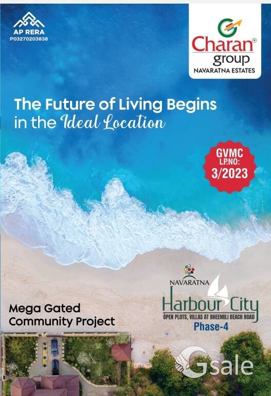 HOURBER CITY-4,VMRDA AND RARA Approval villa plots sale