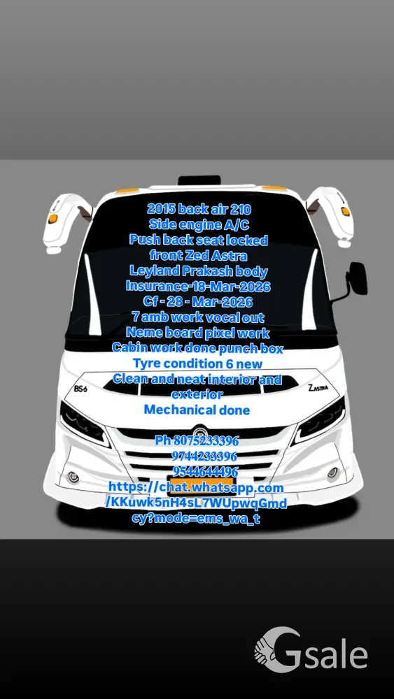 tourist bus for sale 