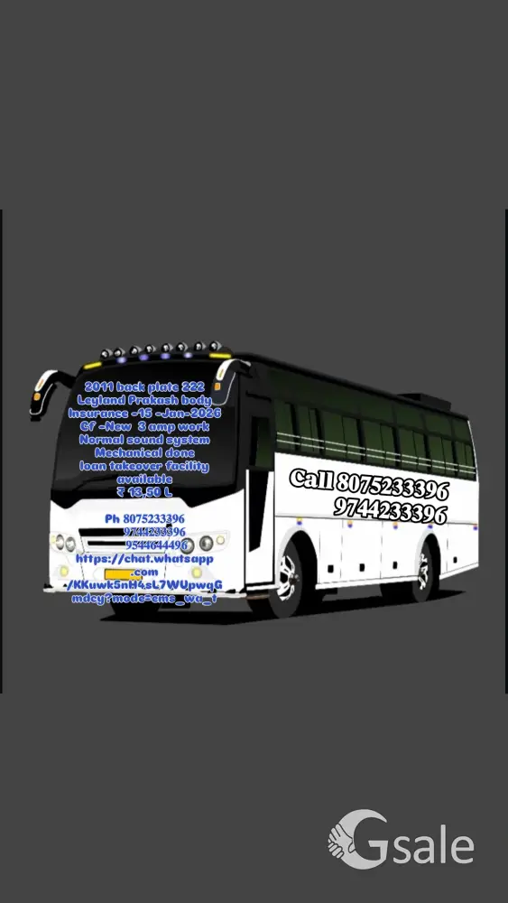 tourist bus for sale 