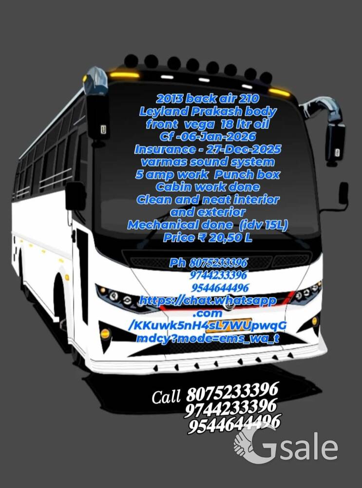 tourist bus for sale 