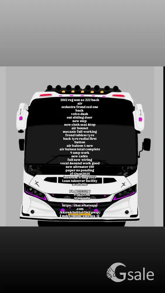 tourist bus for sale 