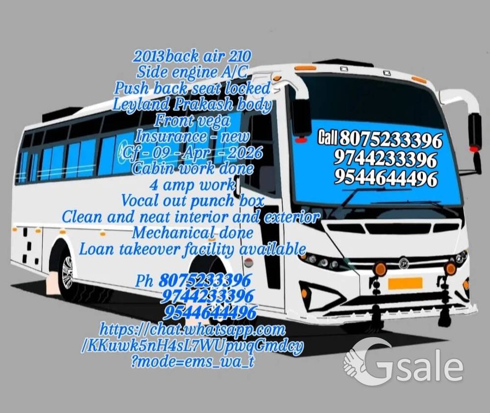 tourist bus for sale 