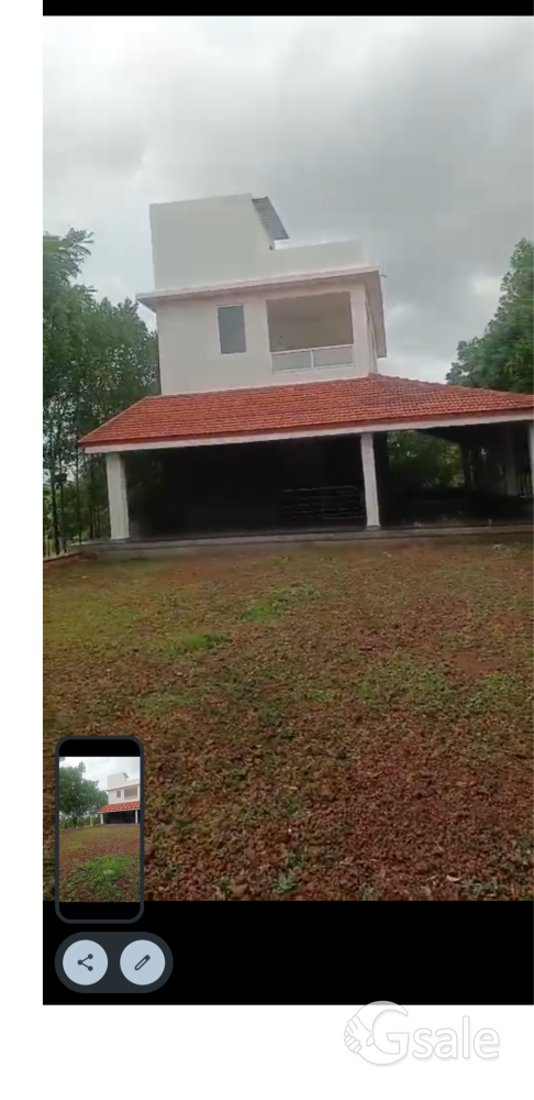 farm house in 2 acers 