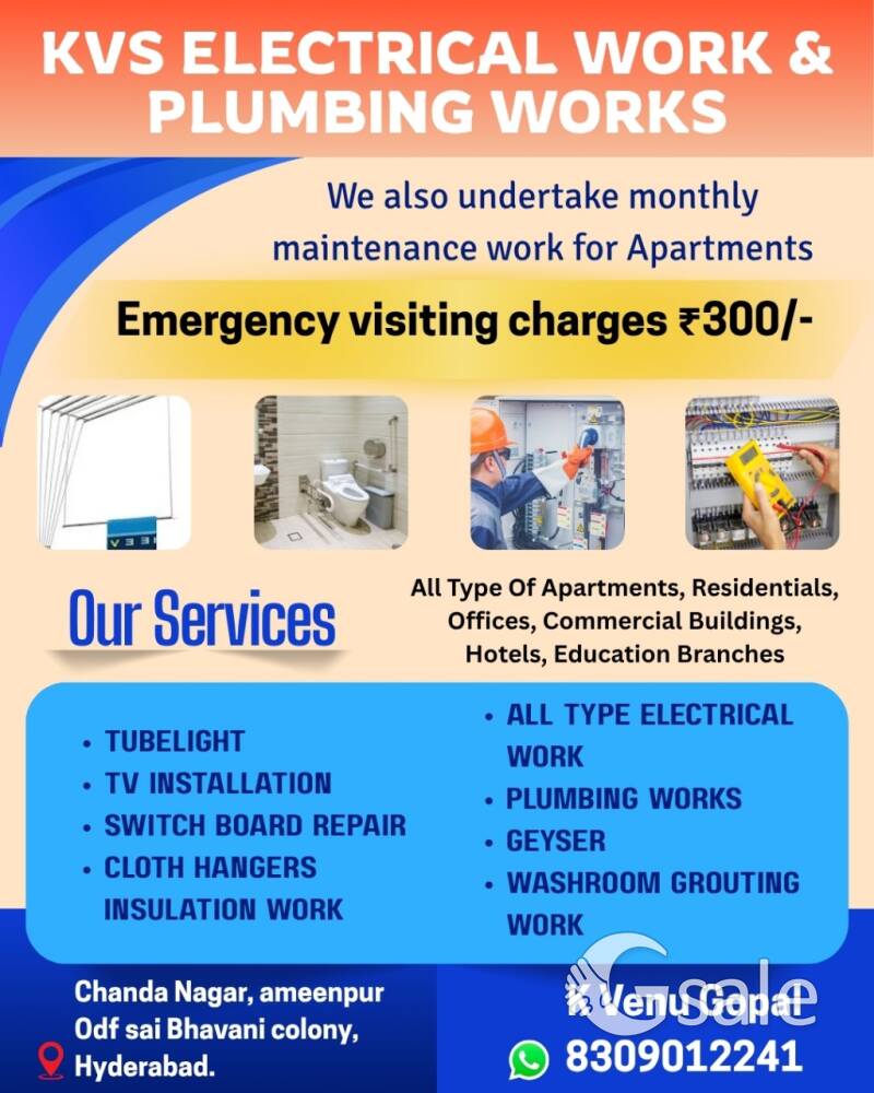 KVS electrical and plumbing  works
