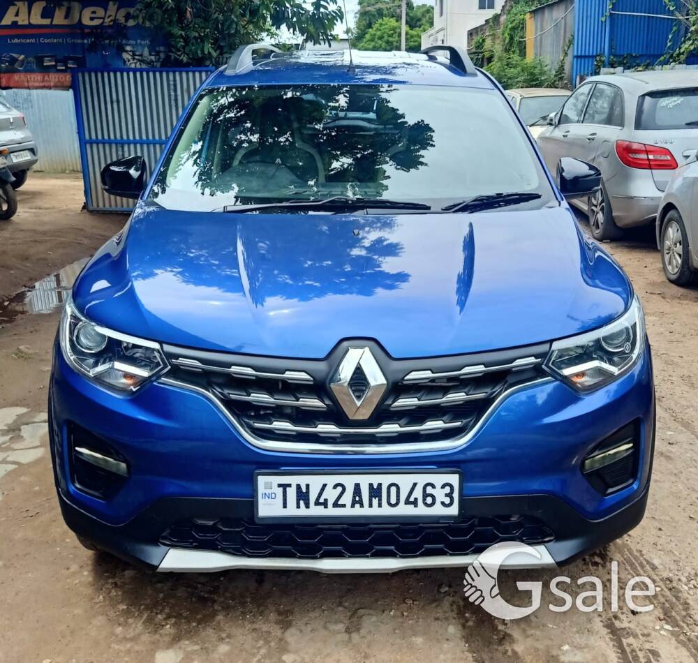 2023 Renault Triber Rxz Topend model Petrol 12000 kms CSR TN42 Reg Single owner car for sale.