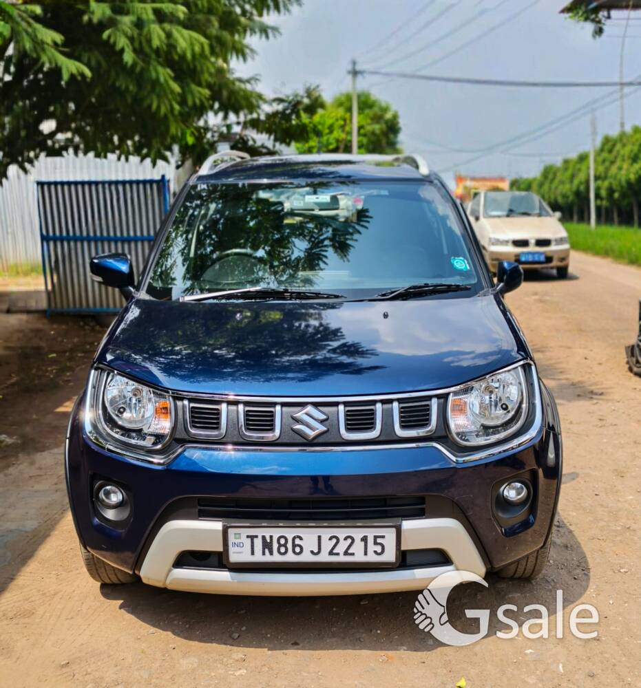 2023 Maruti Suzuki Ignis Zeta Petrol Topend model Erode reg single owner car for sale.