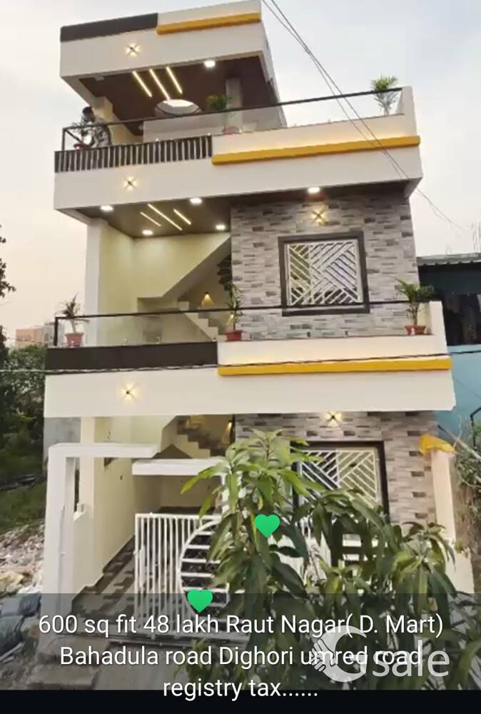600 sq fit ४८ लाख राउत नगर डि मार्ट बहादुला रोड दिघोरी उम्रेड रोड Rejistri tax