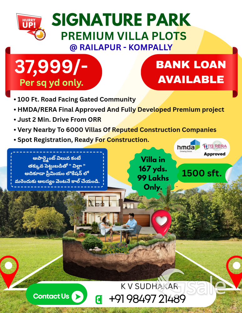 Premium Villa's & Open Plots 