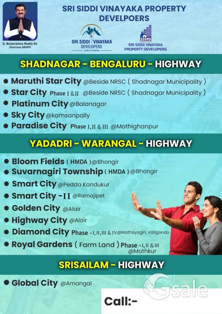 Land Cost In Shadnagar