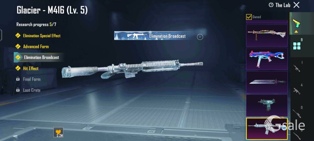 bgmi M4 gc lvl5 with new conquer . price 4.3k