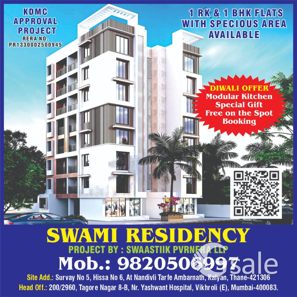 1Rk,1bhk new flat sale