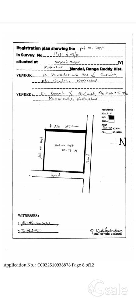 Urgent Sale Farm Land 800 Sqryd
