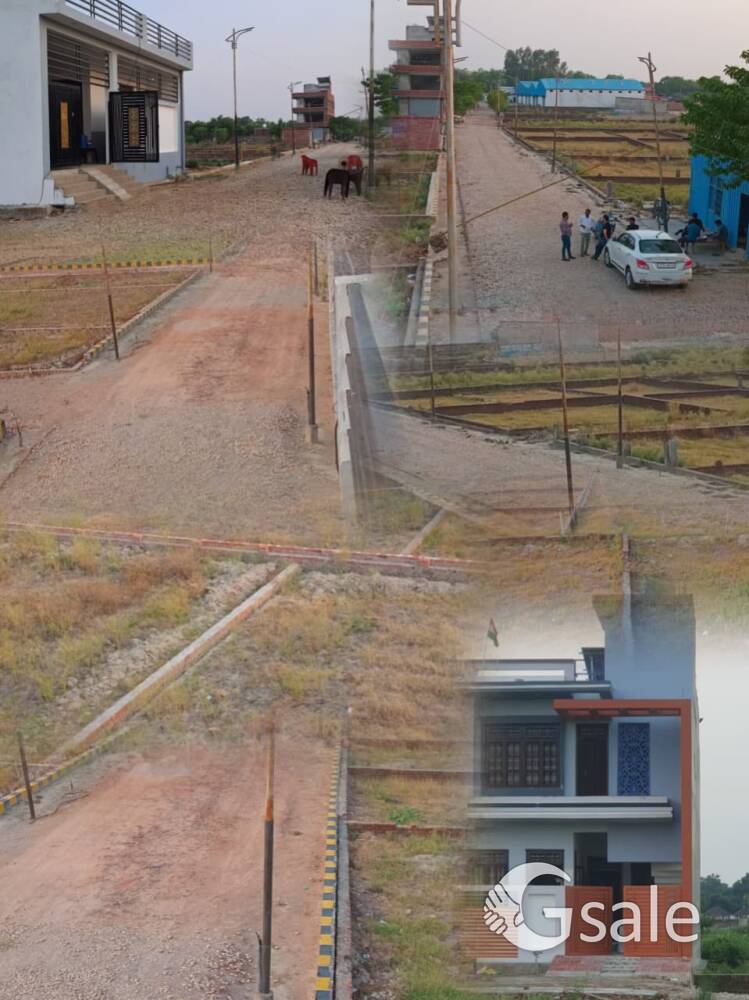 *लखनऊ - फैजाबाद मेन रोड पर सफेदाबाद से आगे संगरिला ढ़ाबा के पास ग्रीन स्कवायर सिटी नाम से साइट    