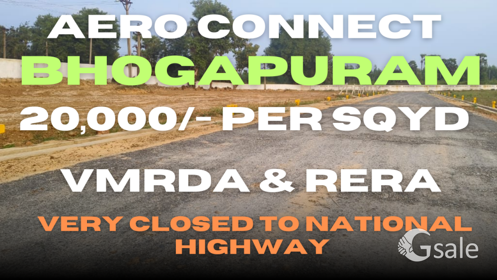 VMRDA&RERA APPROVED PLOTS FOR SALE, BHOGAPURAM 